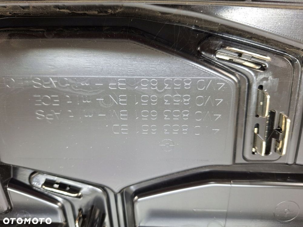 GRILL ATRAPA AUDI SQ7 Q7 4M 4M0 2024 NOWY CHROM OE 4M0853651BD S-LINE LIFT - 6