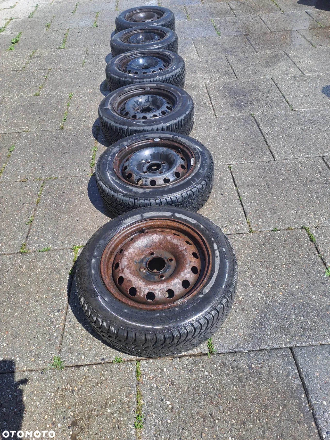Peugeot 206 felgi stalowe z oponami zima 4x100 175/65 R14 - 2