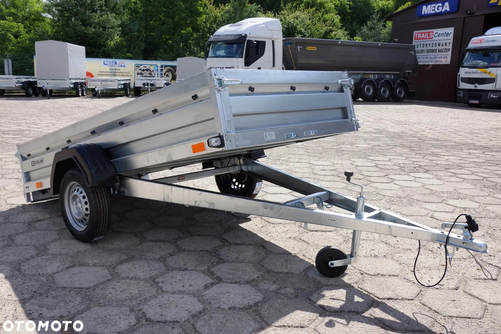 Zaslaw 1 oś, przyczepa towarowa MOCNA I SOLDNA DMC 750 KG - 16