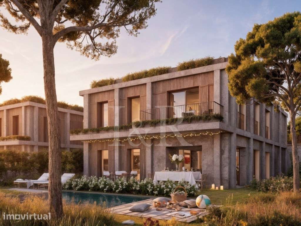 Lote de terreno para venda no condomínio Caparica Hills - vistas mar - Grande imagem: 2/34