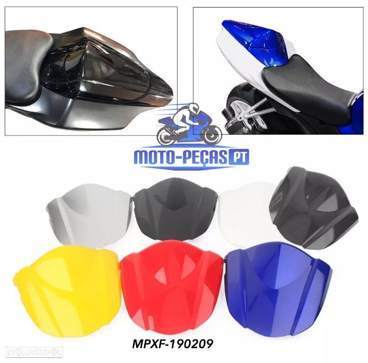 tampa do banco traseiro para suzuki gsxr 1000 de 2007 ate 2008 tipo baquet , backet cockpit - 1