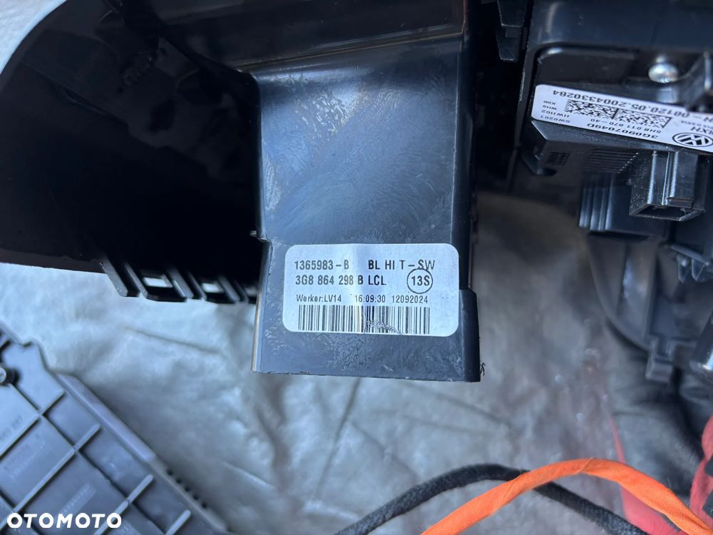 Vw Passat B8 kratka nawiewu panel klimatyzacji sterowania tył 3G8864298 3G0907049D - 4