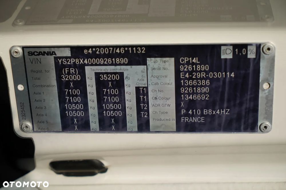 Scania P 410 XT / BETONOMIESZARKA / GRUSZKA / 9 m3 / EURO 6 / ALUFELGI - 37