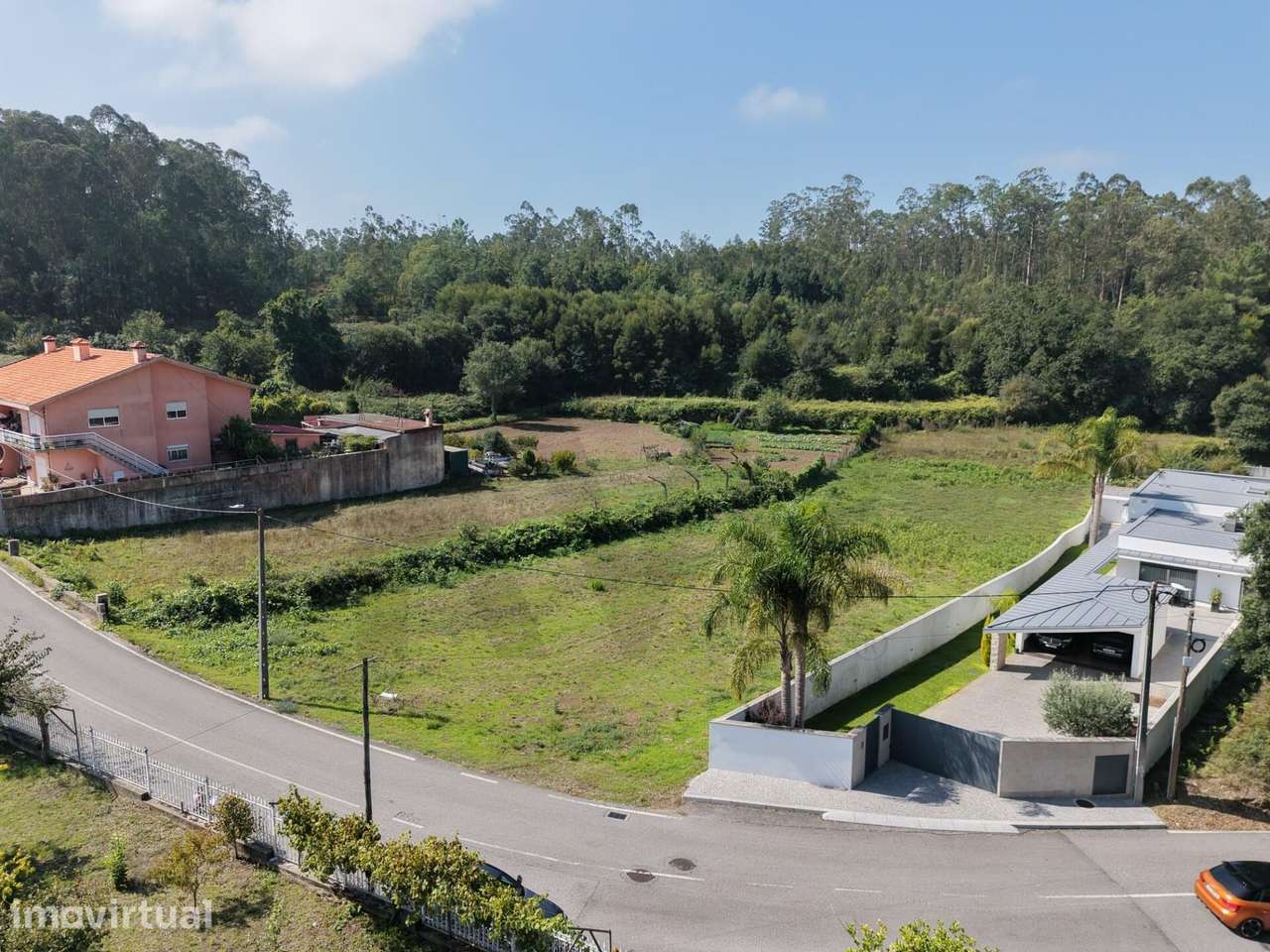 Terreno para construção de habitação, com 2 700m2, em Lourosa. - Grande imagem: 4/8
