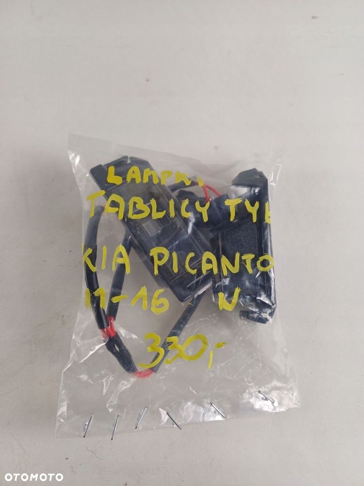 lampki tablicy rejstracyjnej tył kia picanto 11-17 - 9