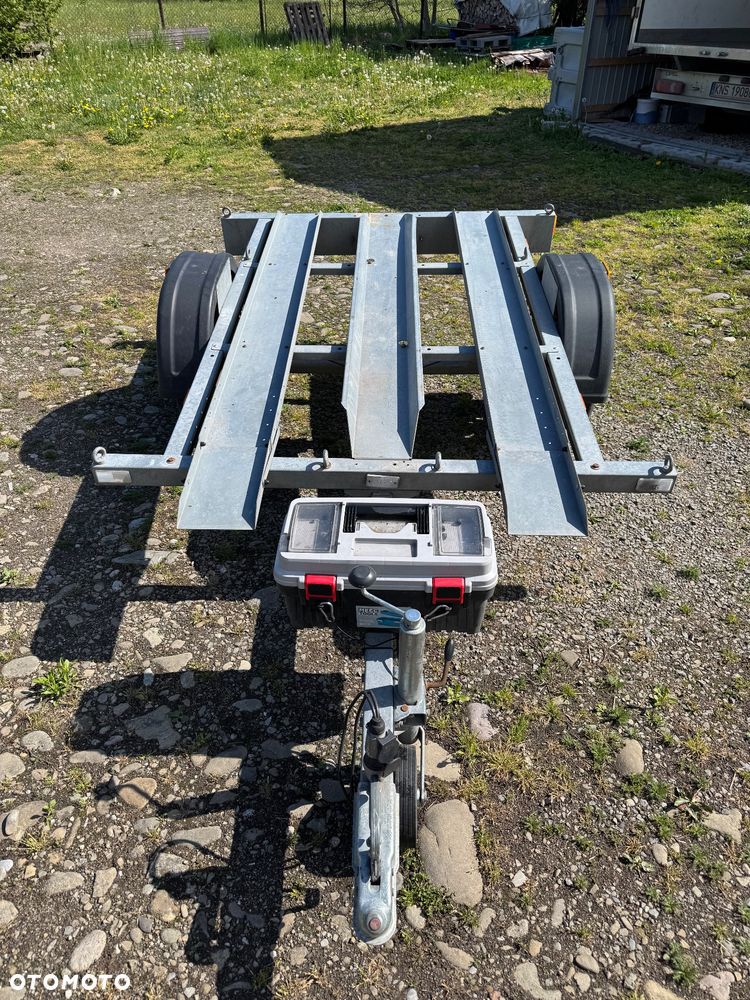 Brenderup LAWETA 3 Motocykle LEKKA DMC 750 KG Solidna - 1