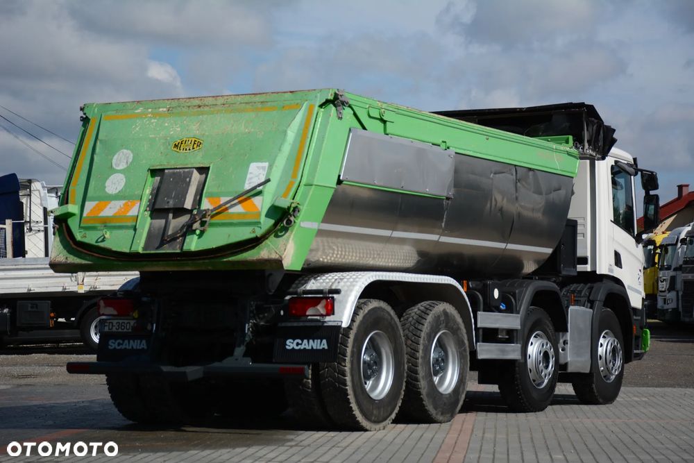 Scania P 410 XT / 2019r / 8x4 / MEILLER KIPPER / Retarder / Mulda / Duża ładowność / Na zwolnicach - 10