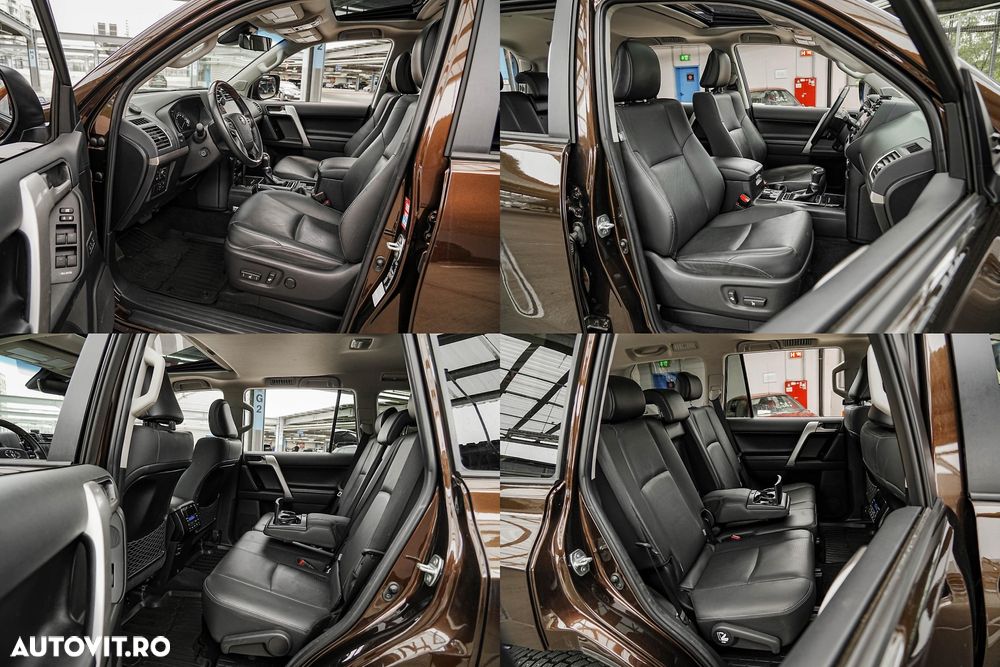 Toyota Land Cruiser 2.8l D-4D 204 CP A/T 7 locuri Luxury AVS Brown - 14