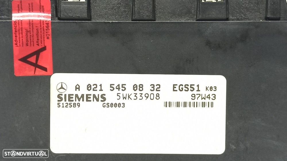 CENTRALINA CAIXA DE VELOCIDADES AUTOMÁTICA MERCEDES CLASE E (W210) BERLINA DIESE... - 2