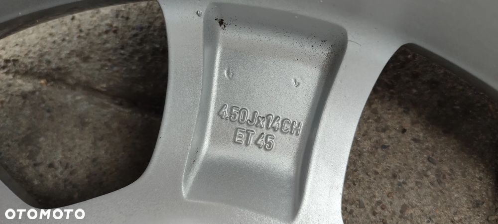 FELGI ALUMNIOWE 4x100 4.5Jx14 CALI ET 45 fi54 9210091 OPEL AGILA SUZUKI VAGON R 4 SZTUKI KOMPLET - 10