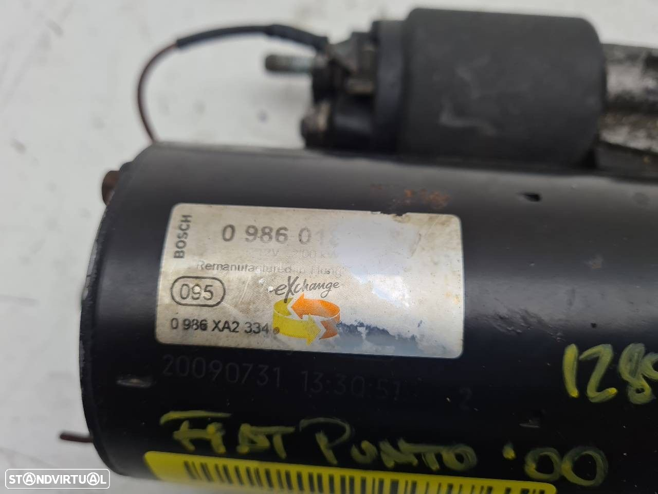Motor de arranque FIAT PUNTO 1.9 JTD 80 (188.237, .257, .337, .357) - 2