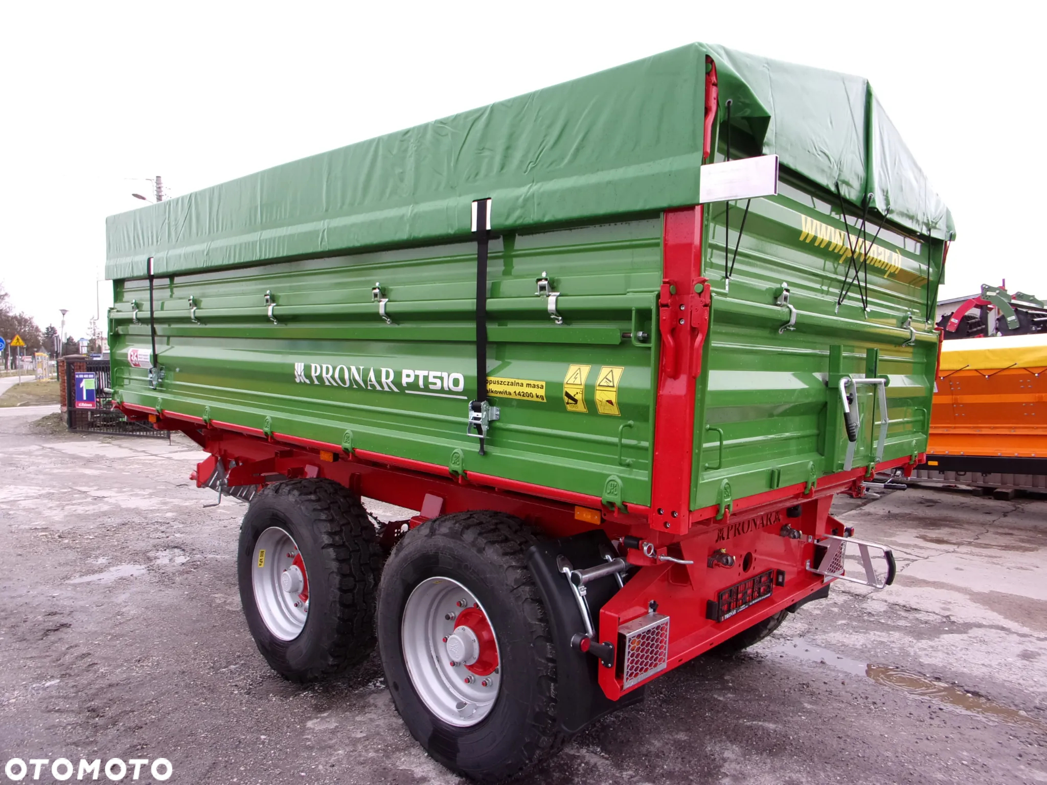 Pronar Przyczepa TANDEM paletowa PT510 / PT-512 z mechanizmem trójstronnego wywrotu - 16
