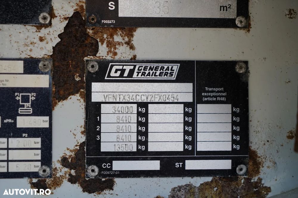 Trailor REMORCĂ / PLATFORMĂ / SUPORTURI / PONT DE DIRECȚIE - 20
