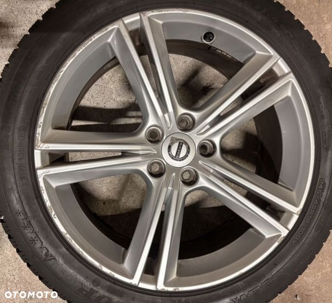 Koła felgi Volvo V90 S90 5x108 opony zimowe Dunlop 4x 245/45R18 - 3