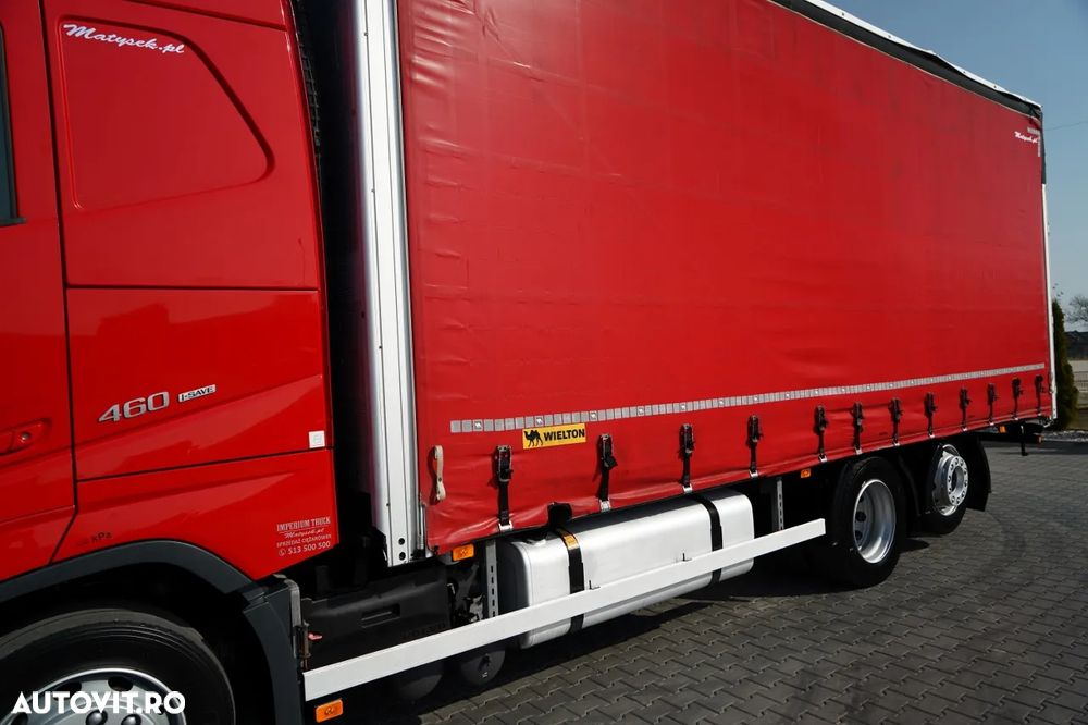 Volvo FH 460 / 7.4 M CORTINĂ / I-SAVE / I-PARK COOL / PUNTE RIDICATĂ ȘI DE DIRECȚIE / WIELTON - 8