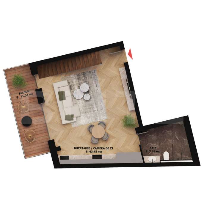 Apartament 2 camere modern | 2 bai | EAS Residence — fotografia 1