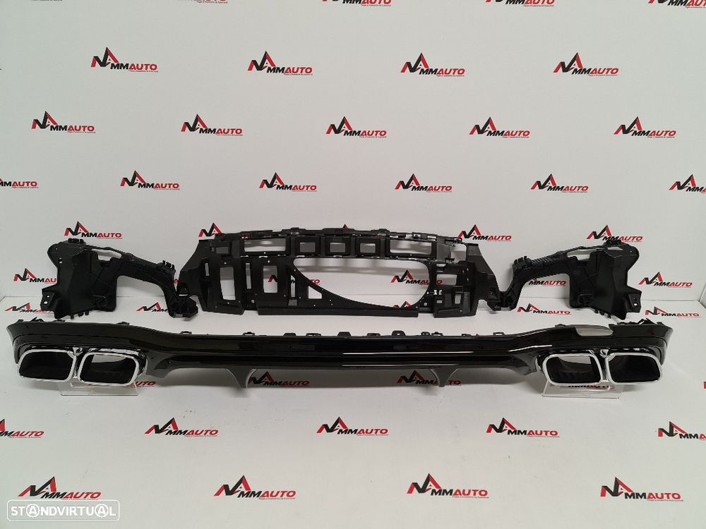 Difusor Traseiro Mercedes E W213 Facelift Look E63 AMG - 1