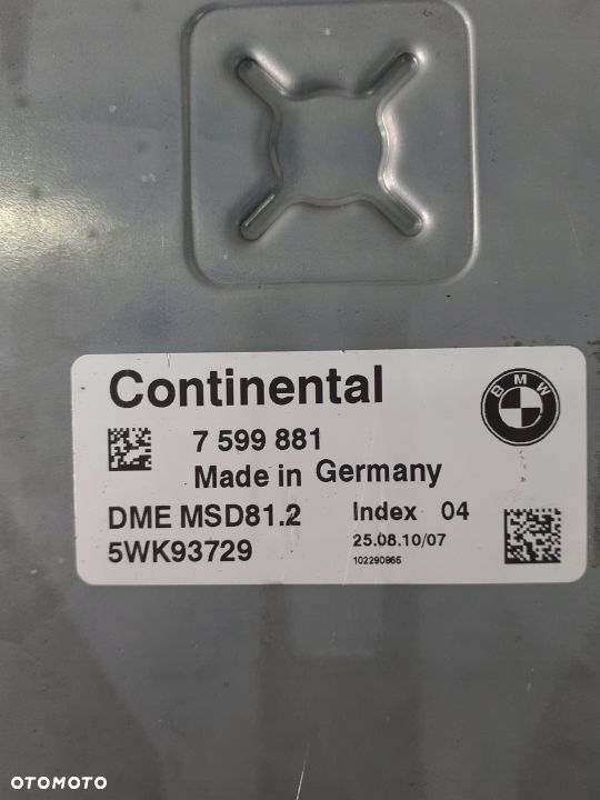BMW E90 ZESTAW STARTOWY 7599881 9237047 - 5