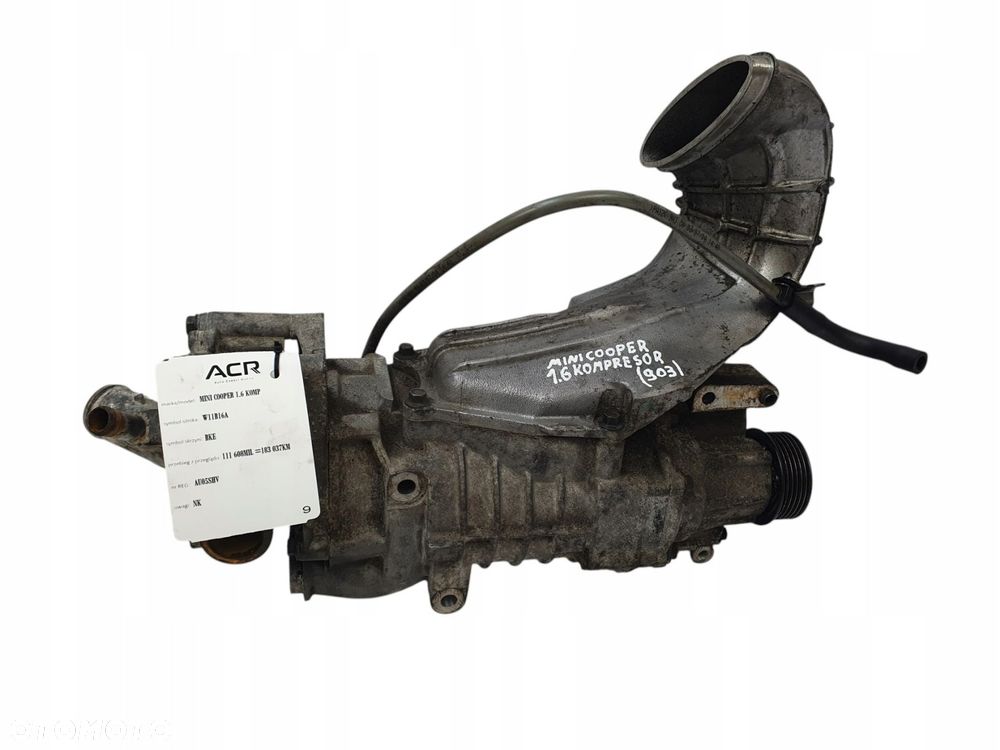 KOMPRESOR DOŁADOWANIA Mini Cooper S R50 R52 R53 1.6 Kompresor 7526657-01 - 1
