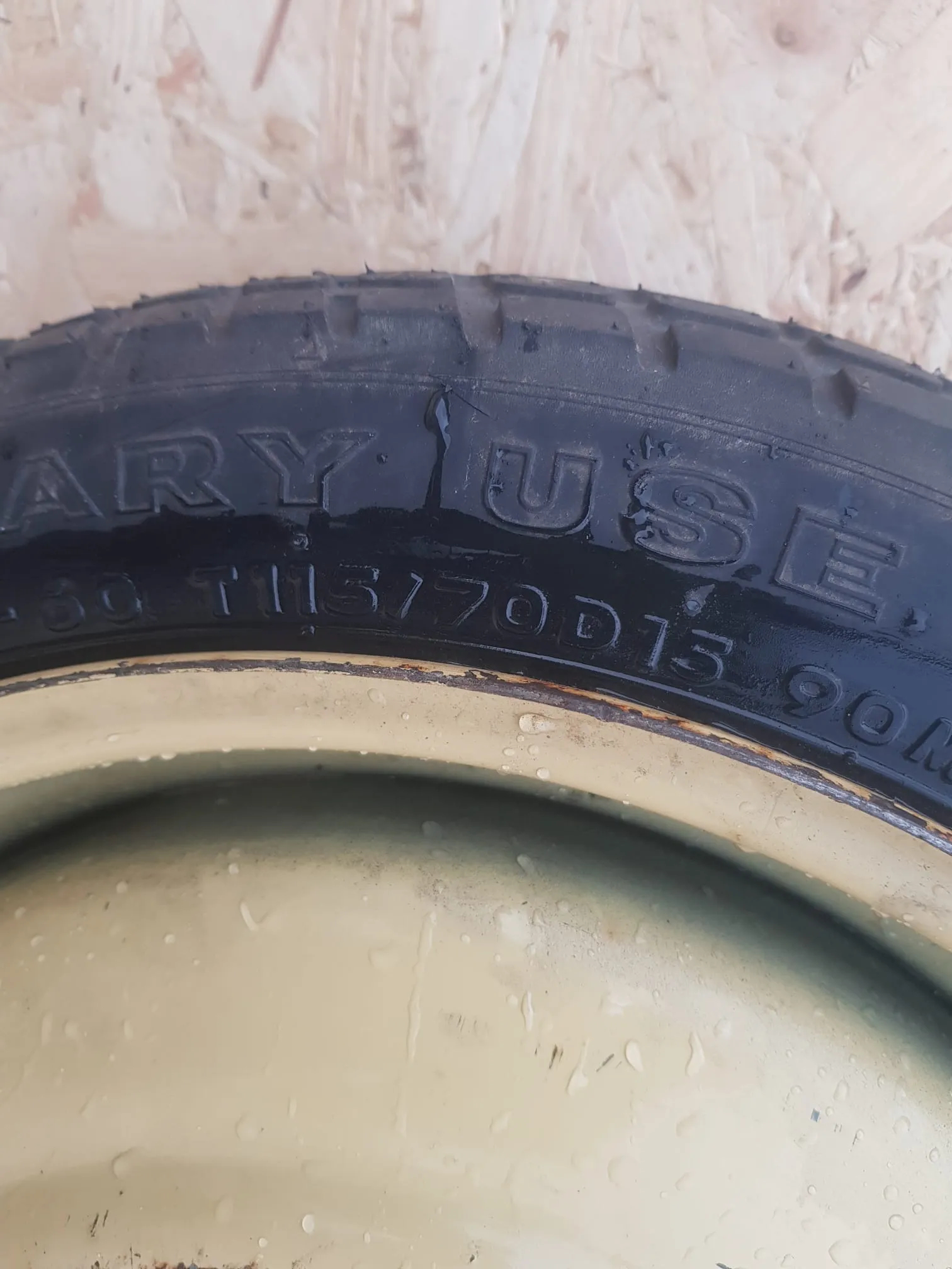 Koło dojazdowe 5x115 115/70 D15 Toyota - 2