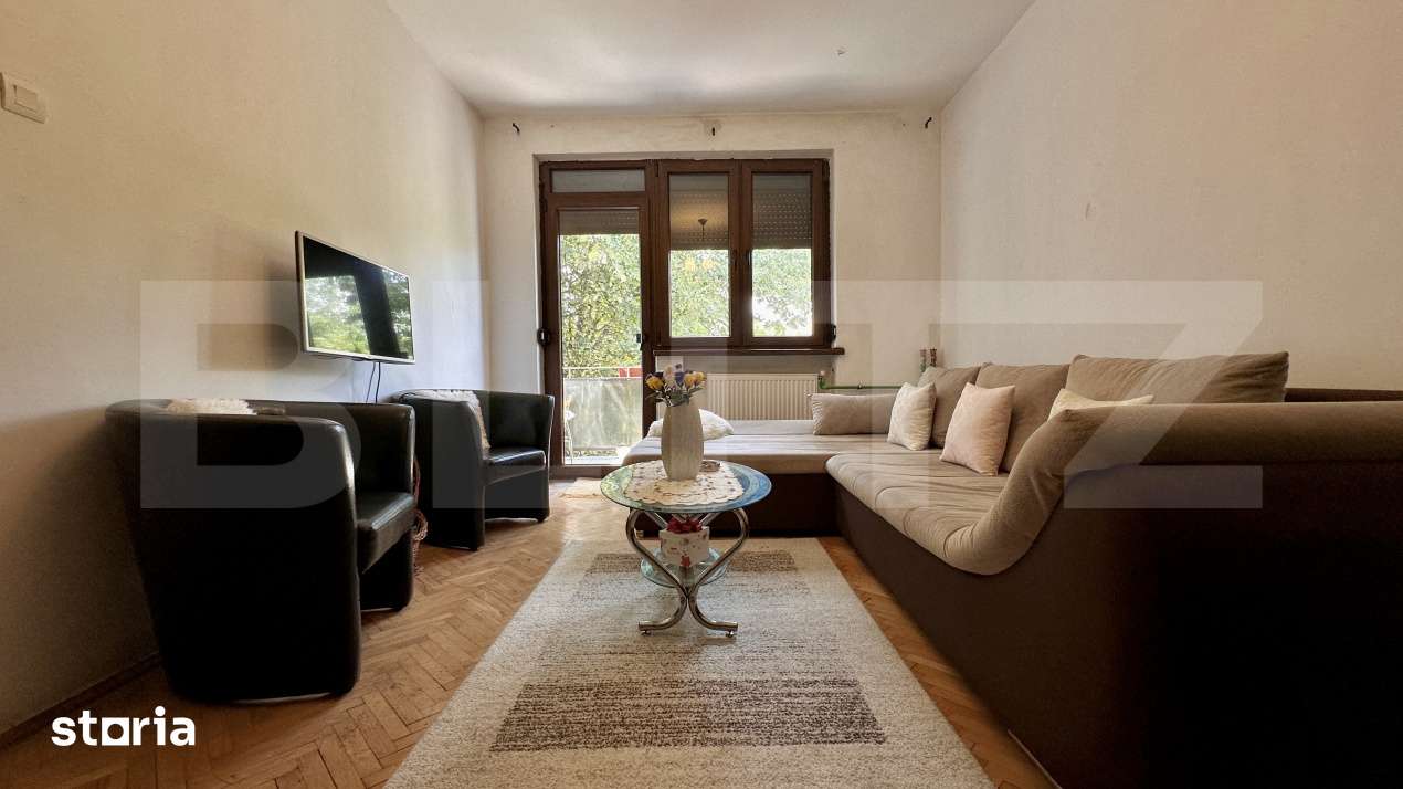 Apartament 2 camere, balcon deschis, mobilat si utilat, cu parcare — fotografia 3