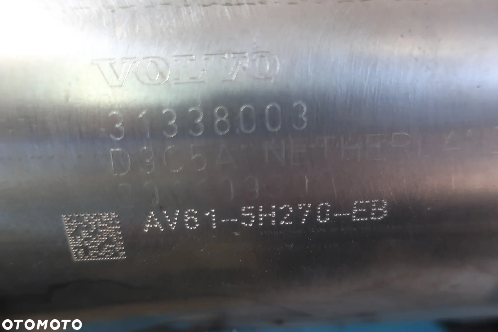 VOLVO S40 V50 C30 V40 V60 filtr cząstek stałych DPF katalizator 1.6 D 31338003 10-16r - 5