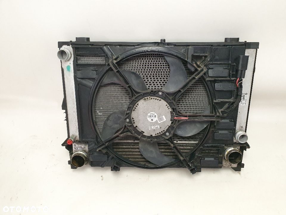 BMW E60 E61 LCI LIFT 2.0D 3.0D KOMPLET CHŁODNIC WENTYLATOR - 7