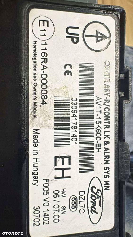 moduł bsi/komfortu ford fiesta mk7 lift - 2