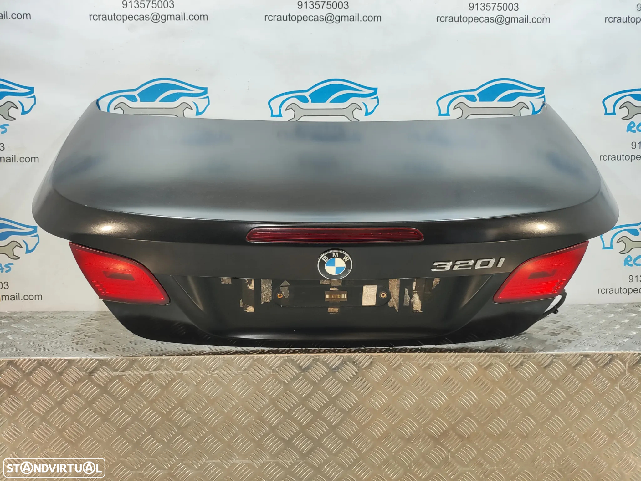 PORTA TAMPA MALA BMW SERIE 3 E93 CABRIO FAROLINS FECHO PUXADOR LUZ 3°STOP - 9