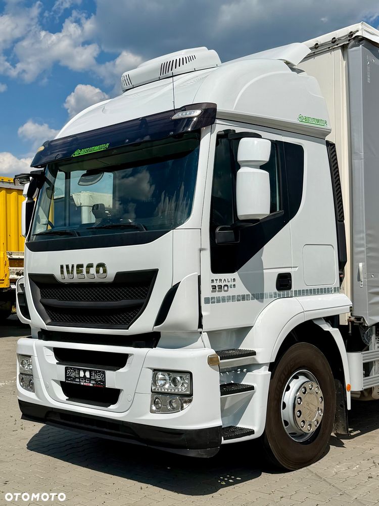 Iveco STRALIS 330 / FIRANKA / WINDA / AUTOMAT / E6 / ZSUWANY DACH / 7.5 M DŁUGOŚCI / SPROWADZONY - 8