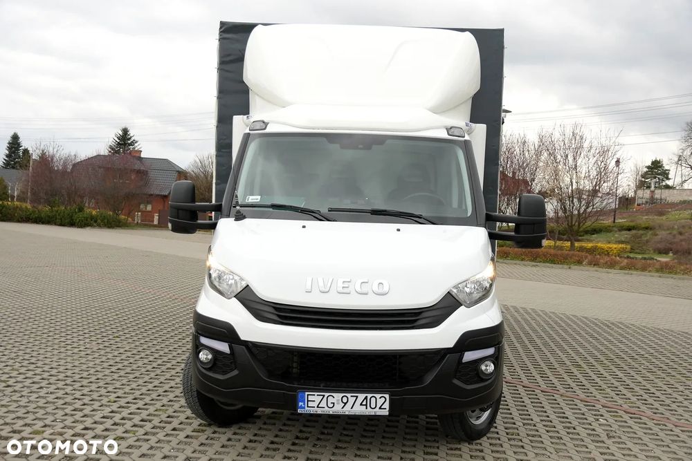 Iveco DAILY 50-180 * BURTO-PLANDEKA + WINDA DHOLLANDIA 1TONA* Salon PL PRZEBIEG 50TYS KM - 12
