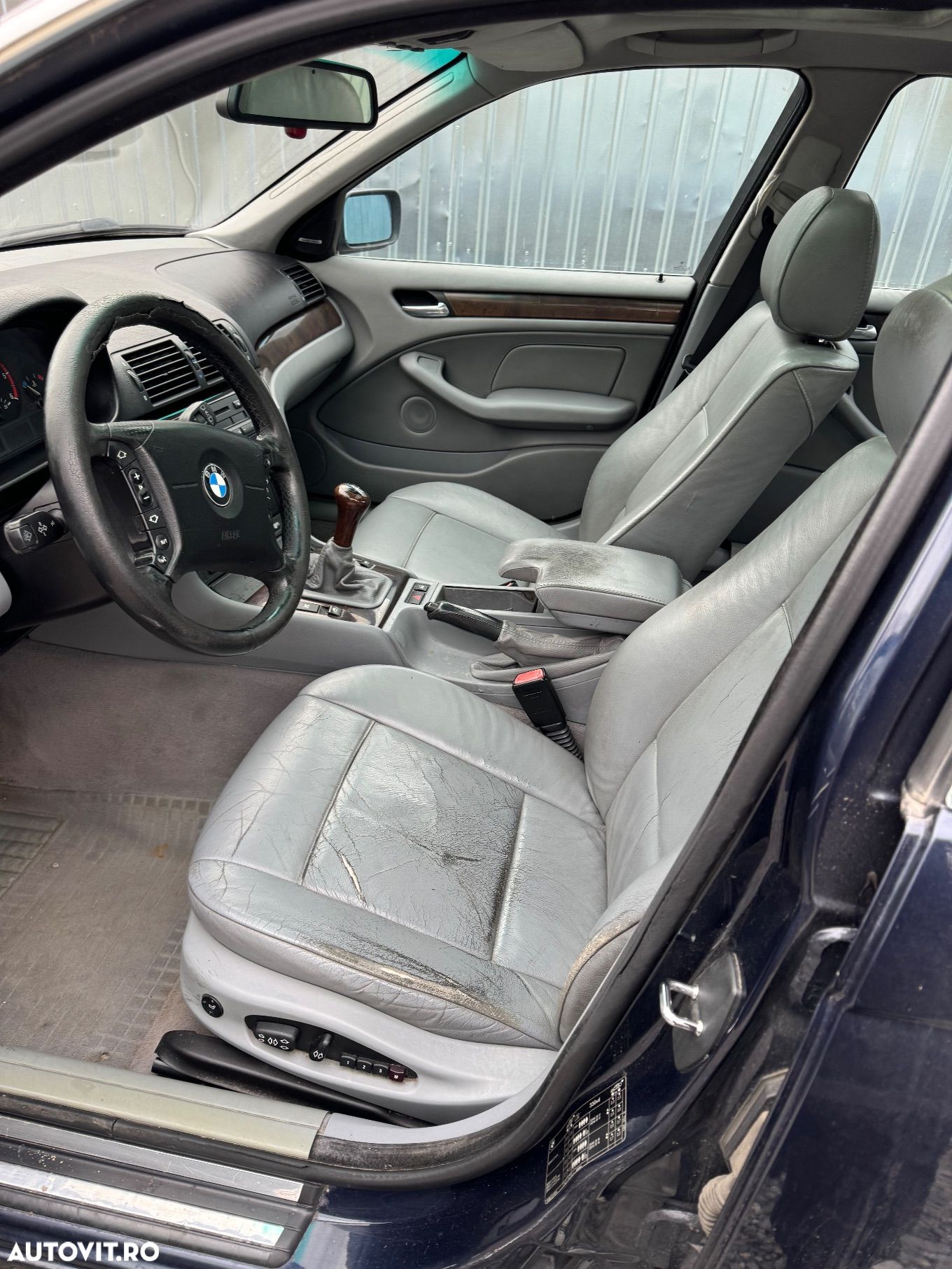 Interior piele gri full electric bmw seria 3 e46 - 1