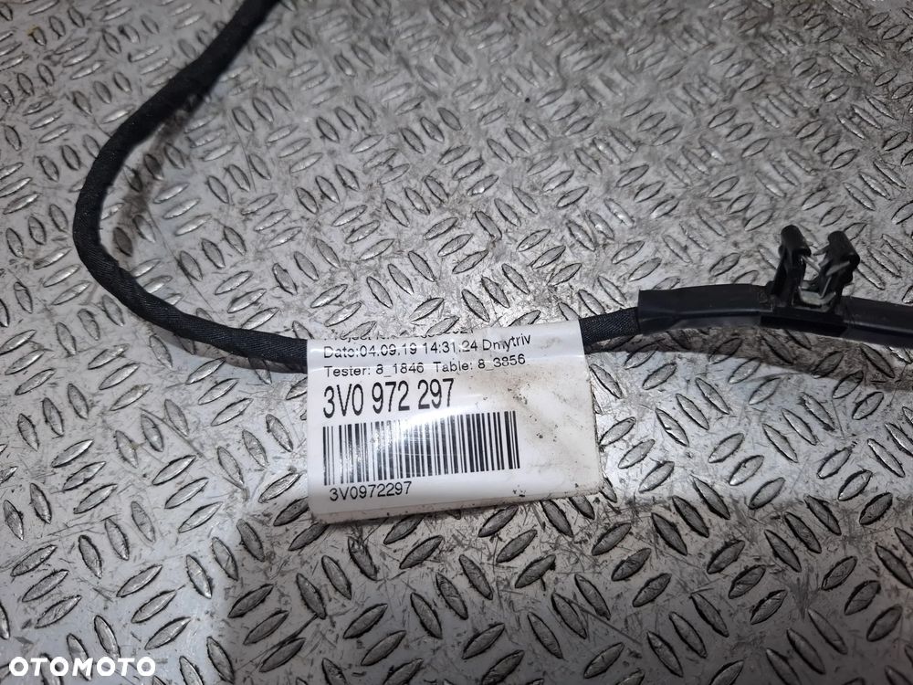 Wiązka instalacja drzwi przód Skoda Superb 2019 rok nr 3V0972297 - 2