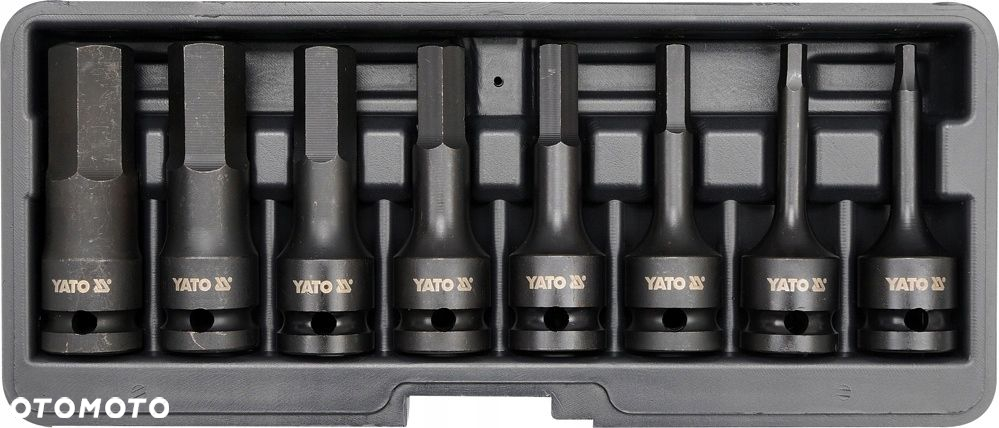 YATO ZESTAW UDAROWE KLUCZE IMBUSOWE TRZPIENIOWE IMBUSY 1/2" HEX 5-19mm 8SZT - 2