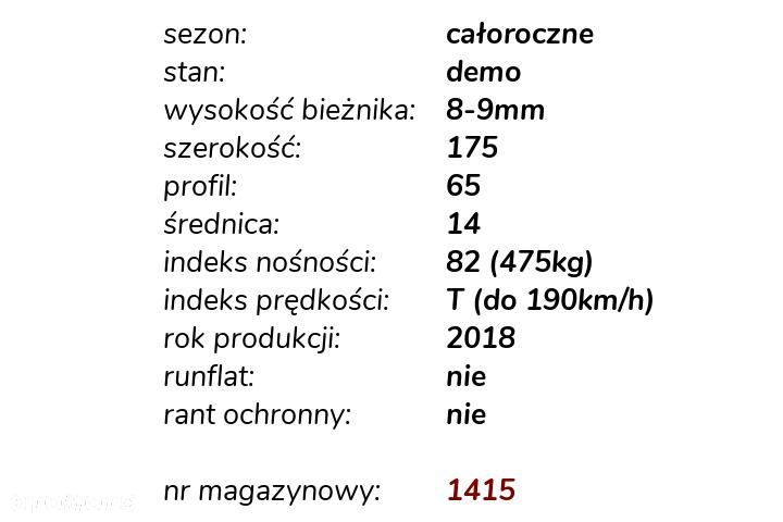 PointS 4 Seasons 2 175/65 R14 DEMO - 3