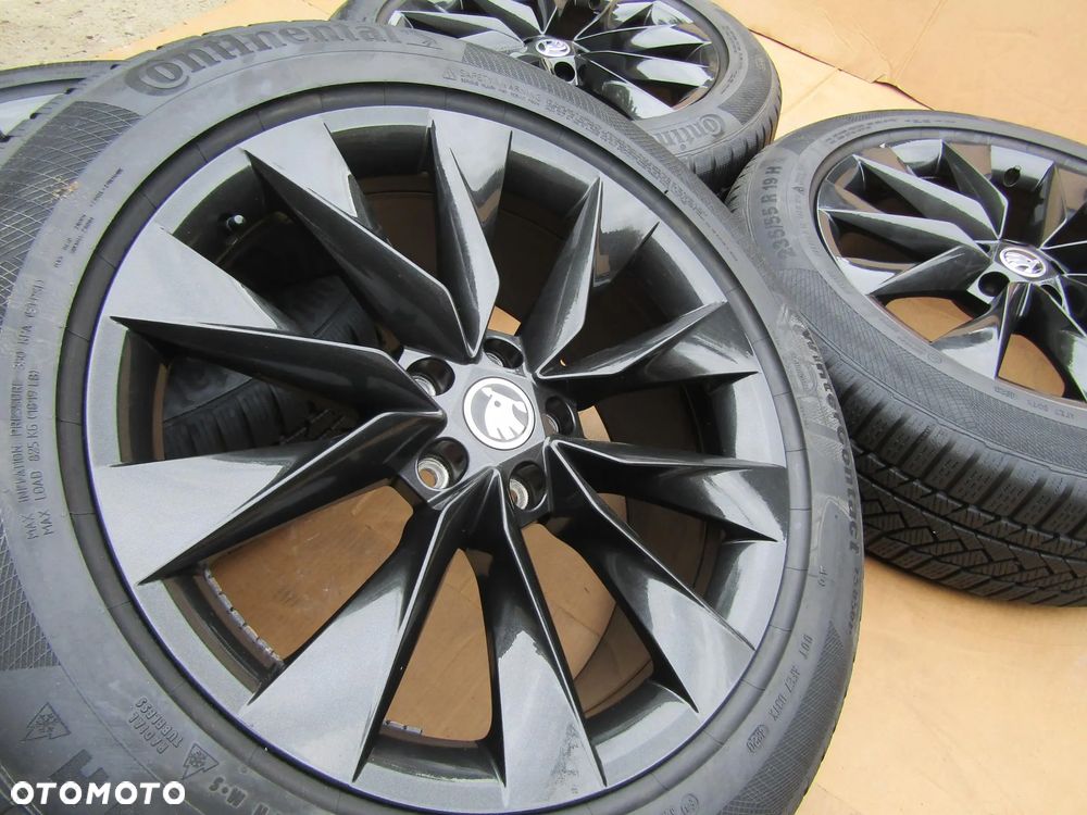 4 x Felgi Aluminiowe Koła 19 Skoda Enyaq Kodiaq VW Tiguan 8 j 5x112 ET 45 piasta 57,1 mm 5LA601025AP + Opony 235/55 19 Zimowe Continental - 11