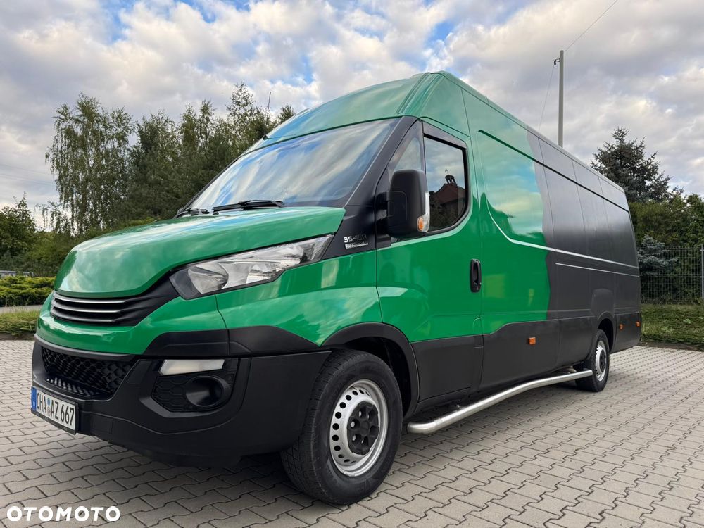 Iveco DAILY 35-160 LIFT MAXI L4H2 Climatronic Elektryka Tempomat Kamera Furgon 3os. Hak Serwis - 11