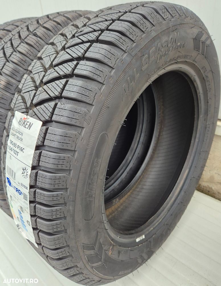 195/65 R16C, 104T, RIKEN (by Michelin) 8PR, Anvelope all season M+S - 3