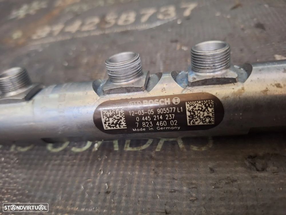Régua injeção usada BMW SERIE 118D 318D E87 E91 2.0D N47 143CV 0445214182 BOSCH