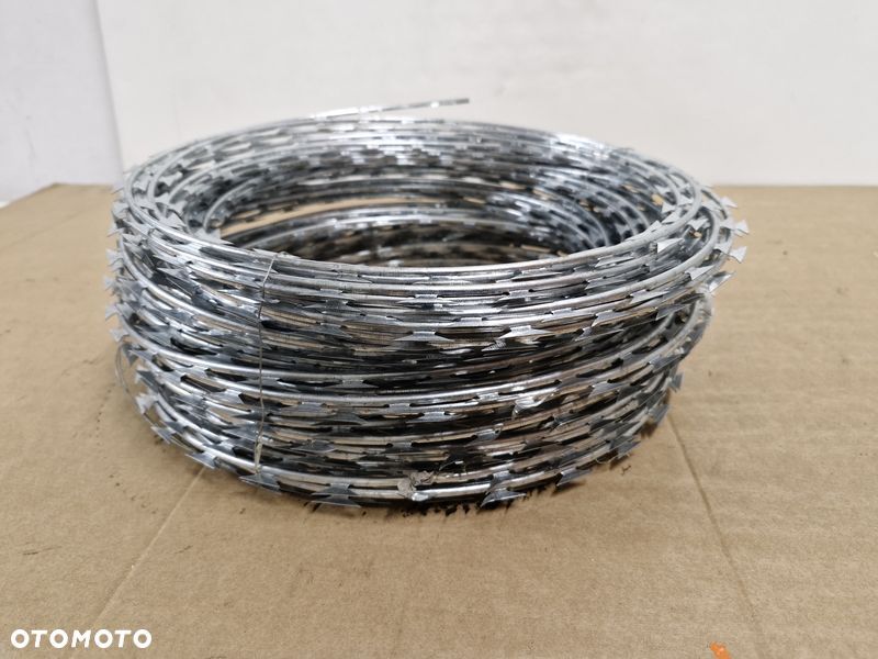 MFH DRUT KOLCZASTY OCHRONNY ZASIEK ŻYLETKOWY SPIRALA OCYNK 50 M - 4