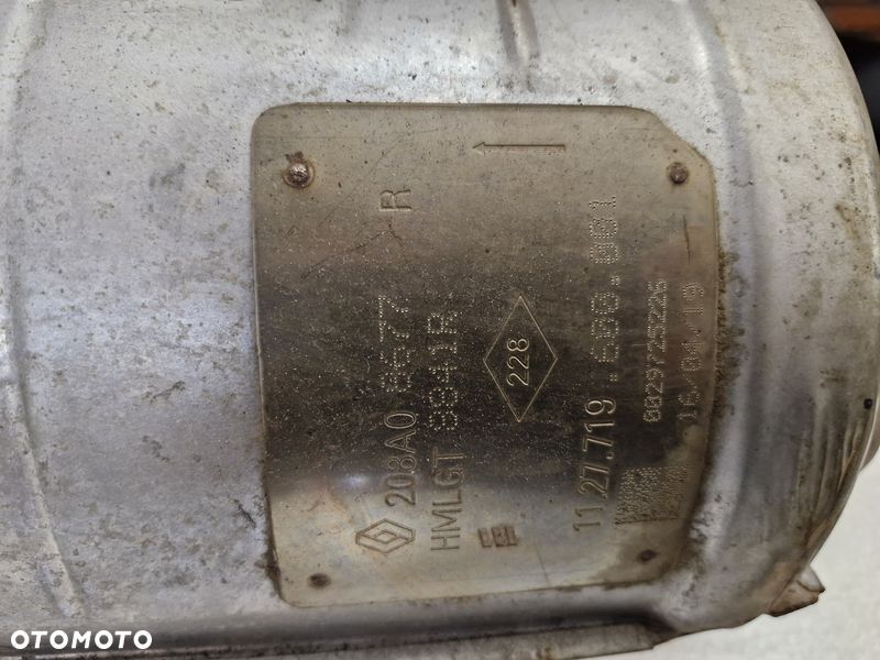 RENAULT SCENIC IV 1.7 BLUE DCI KATALIZATOR FILTR CZĄSTEK STAŁYCH FAP DPF 208A08677R - 7