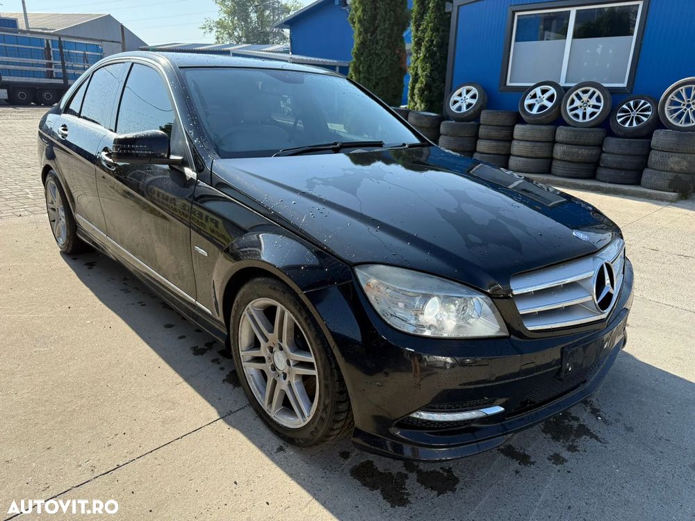 Bara / Capota / Faruri / Aripi / Usi / Jante / Portbagaj Mercedes C-Class W204 AMG Culoare 197 Negru Obsidian - 2