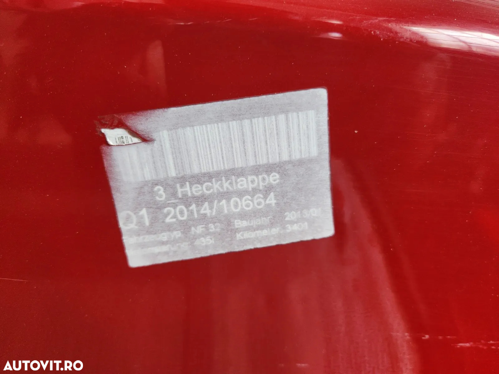 Capota Spate Portbagaj Haion Hayon Bmw Seria 4 Coupe F32- Dezmembrari Arad - 9