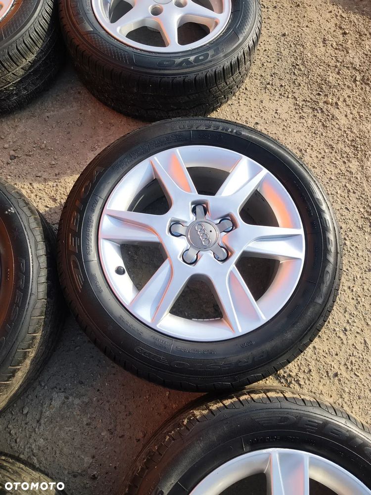 5x112 Alufelgi Felgi Aluminiowe Oryginalne 16 Koła Letnie Lato AUDI A3 8P 8P0 A4 B5 B6 A6 C5 VW SEAT SKODA 6,5mm 22r. Legnica ALU-RAD 205/55 - 8