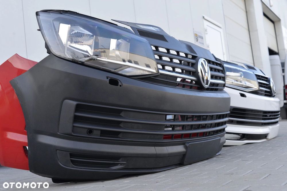 MASKA ZDERZAK BŁOTNIK LAMPA H7 XENON LED PAS BELKA VW TRANSPORTER T6 - 10