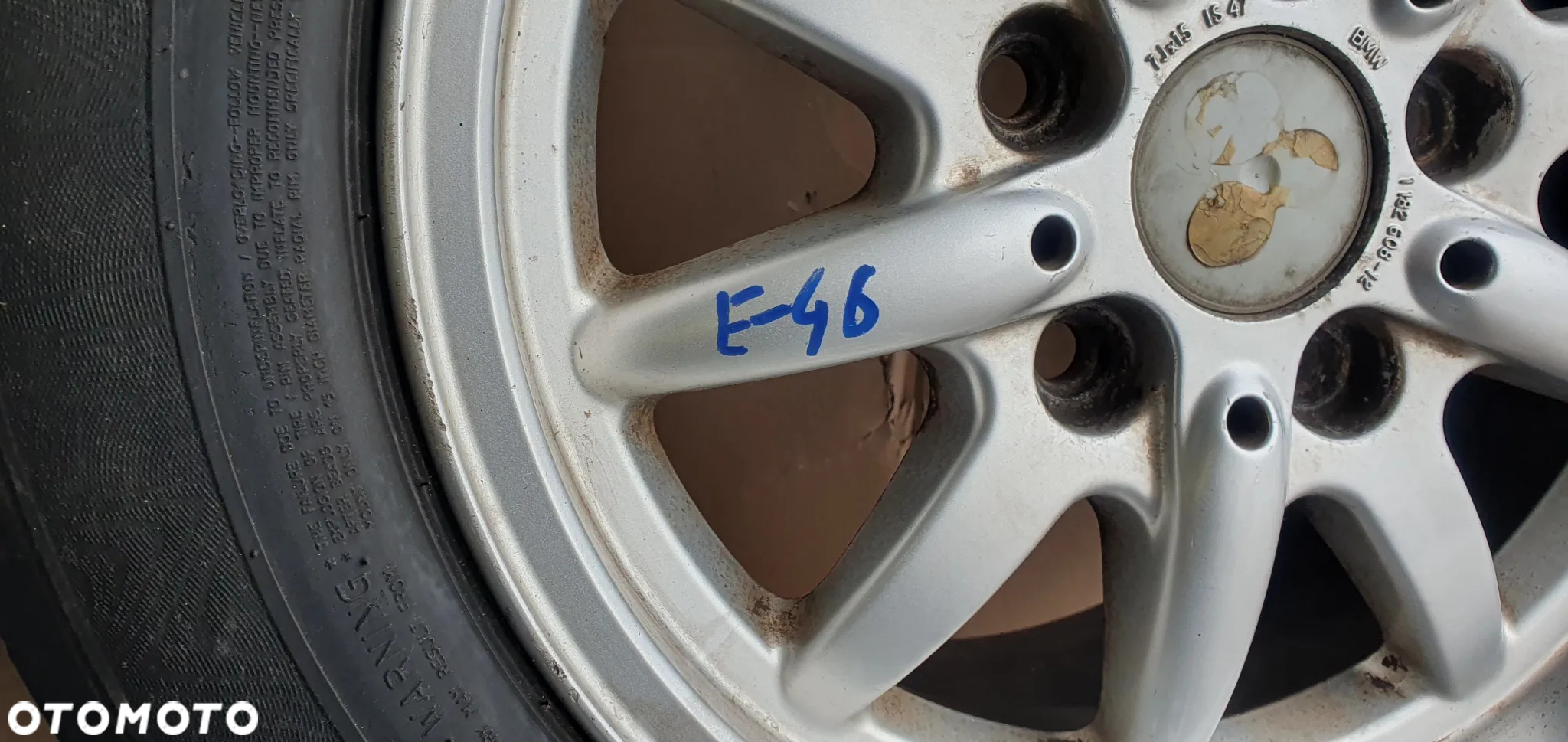 Alufelgi z oponami Styling 27 5x120 15 7J ET47 205/60 R15 BMW 1182608 - 10