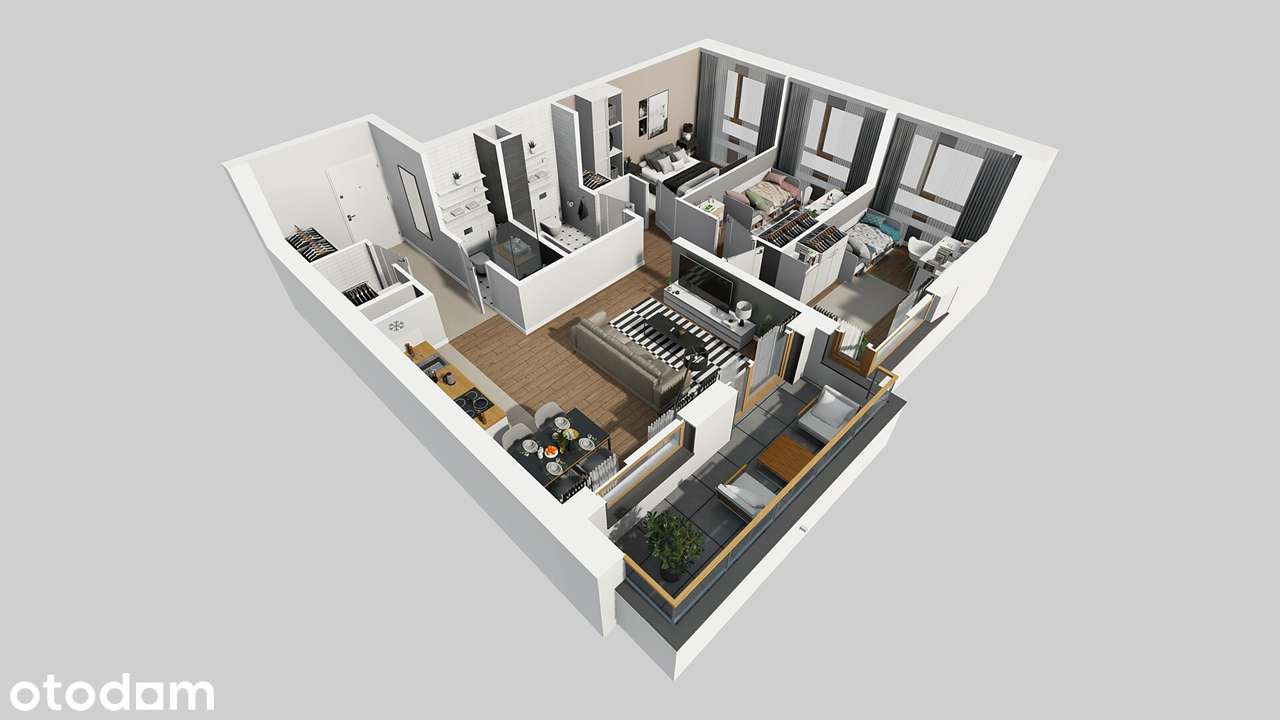Apartamentowiec przy samym metrze | 4 pokoje narożne nasłonecznione