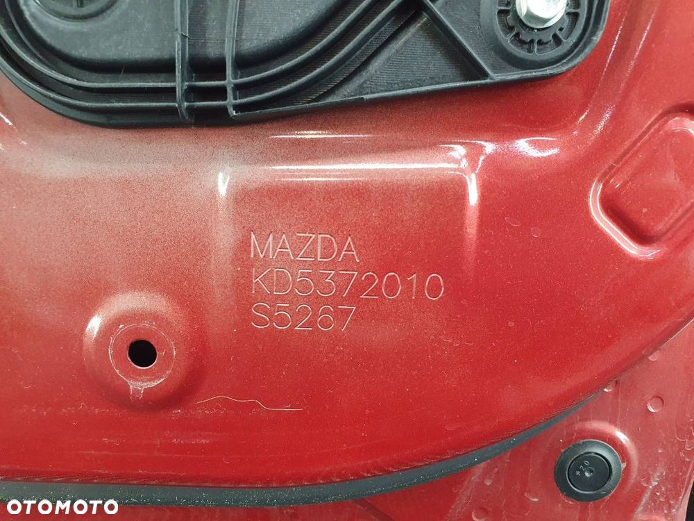 DRZWI TYŁ PRAWE KOMPLETNE CZERWONE 41V MAZDA CX-5 2016 - 13