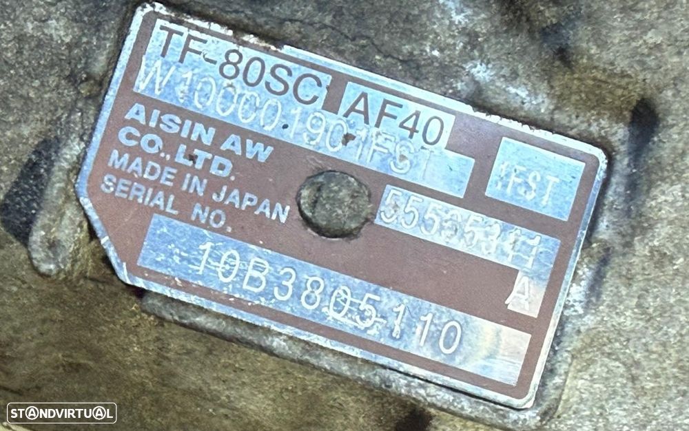 Caixa de Velocidades Automática Opel Insignia/Astra J 2.0 Cdti Ref: TF-80SCAF40 - 5