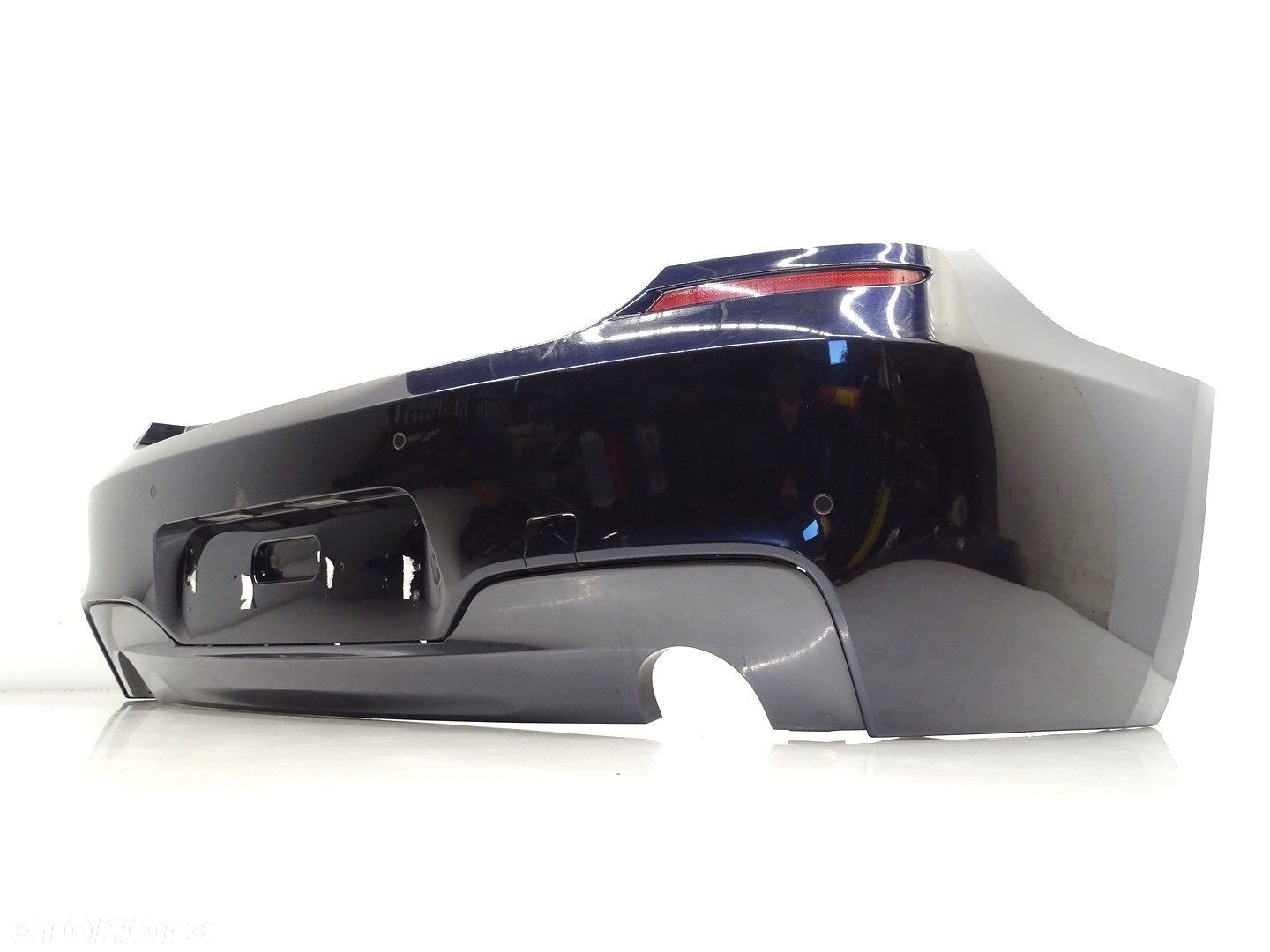 ZDERZAK TYŁ TYLNY POD 4X PDC BMW 6 F06 F12 F13 10-15R CZARNY LAK 416 - 1